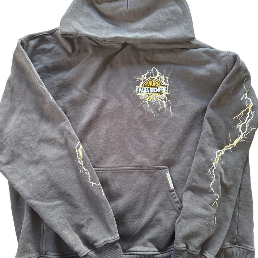 XL Sworn 2 Us Biker Style Fashion Hoodie